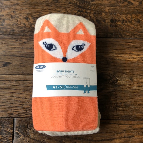 Old Navy Other - Old Navy Fox baby tights 4t-5t 🦊